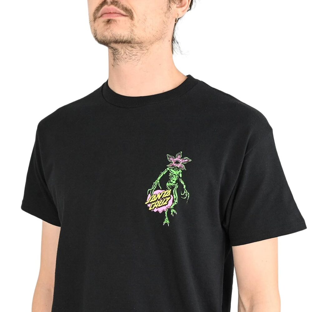 Santa Cruz x Stranger Things Demogorgon Dot S/S T-Shirt - Black