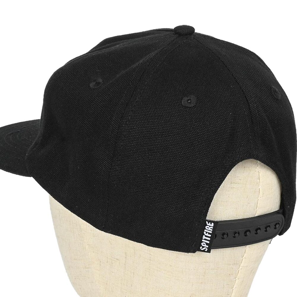 Spitfire Bighead Snapback Hat - Black/Charcoal