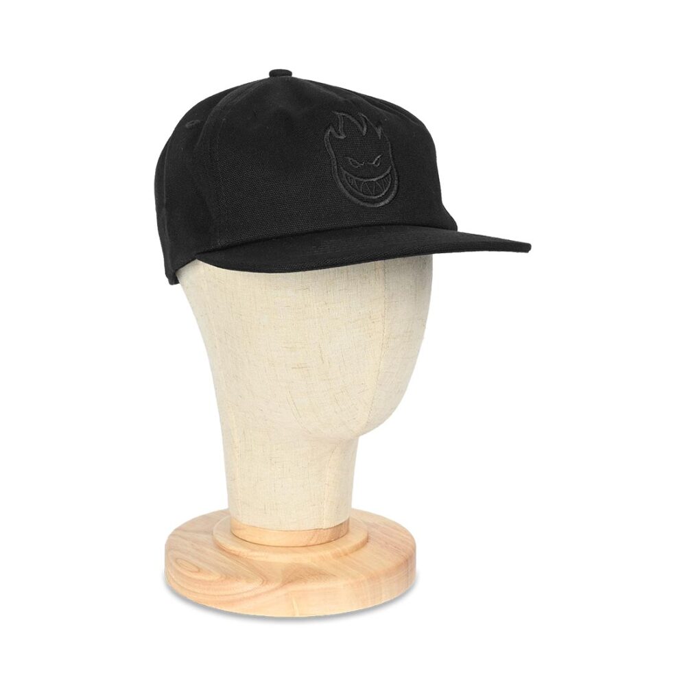 Spitfire Bighead Snapback Hat - Black/Charcoal