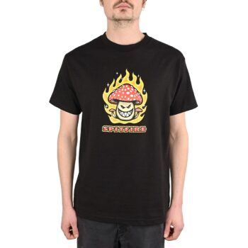 Spitfire Mushroom Bighead S/S T-Shirt - Black