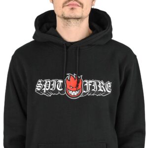 Spitfire Old E Drop Bighead Pullover Hoodie - Black