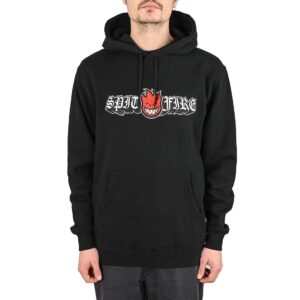 Spitfire Old E Drop Bighead Pullover Hoodie - Black