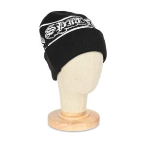 Spitfire Old E Drop Cuff Beanie Hat - Black/White
