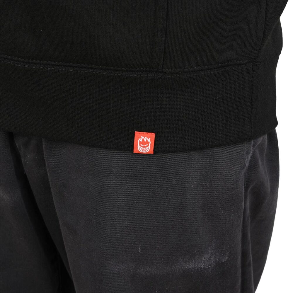 Spitfire Pentagram Drip Zip Hoodie - Black/Red
