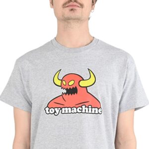 Toy Machine Monster S/S T-Shirt - Heather Grey