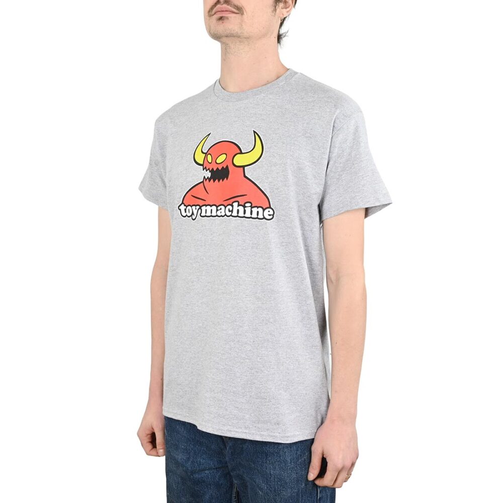 Toy Machine Monster S/S T-Shirt - Heather Grey