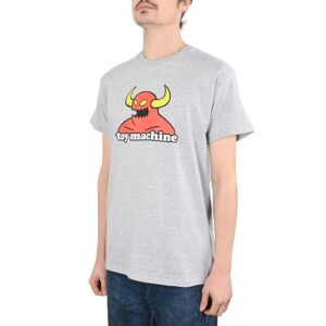 Toy Machine Monster S/S T-Shirt - Heather Grey