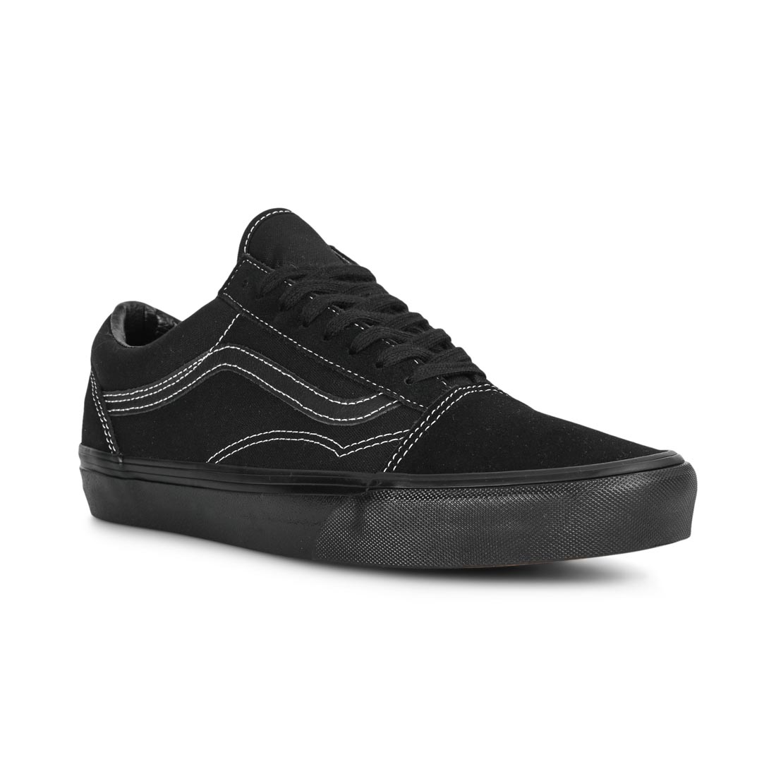 Vans Classic Old Skool Skate Shoes - Mono Pop Black/Black -  4.5 UK