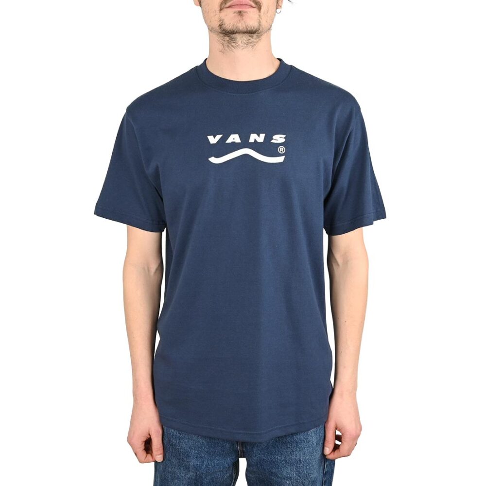 Vans Determined S/S T-Shirt - Navy/White