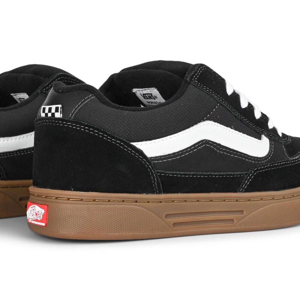 Vans Estazzo Skate Shoes - Black/White/Gum