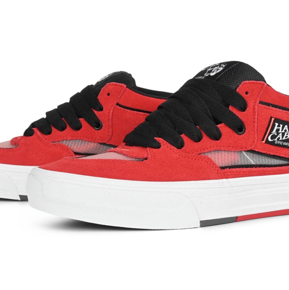 Vans Half Cab Wafflecup Skate Shoes - Red/Black