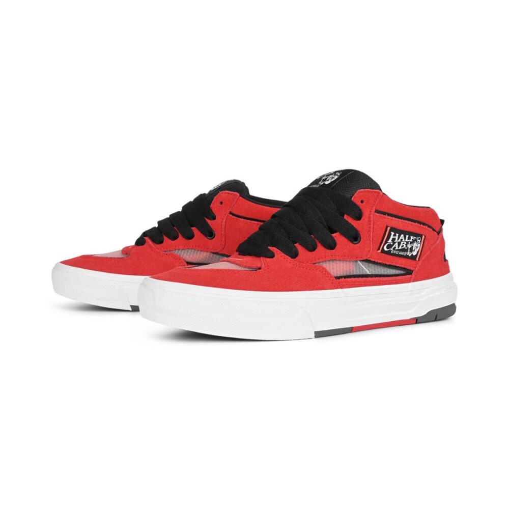 Vans Half Cab Wafflecup Skate Shoes - Red/Black