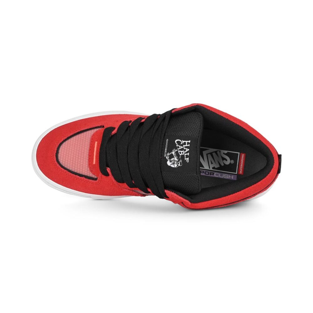 Vans Half Cab Wafflecup Skate Shoes - Red/Black