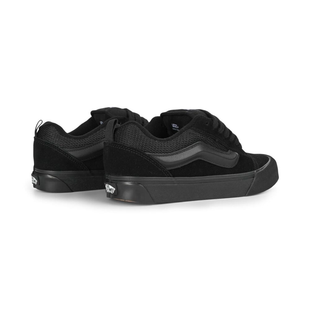 Vans Knu Skool Skate Shoes - Black/Black