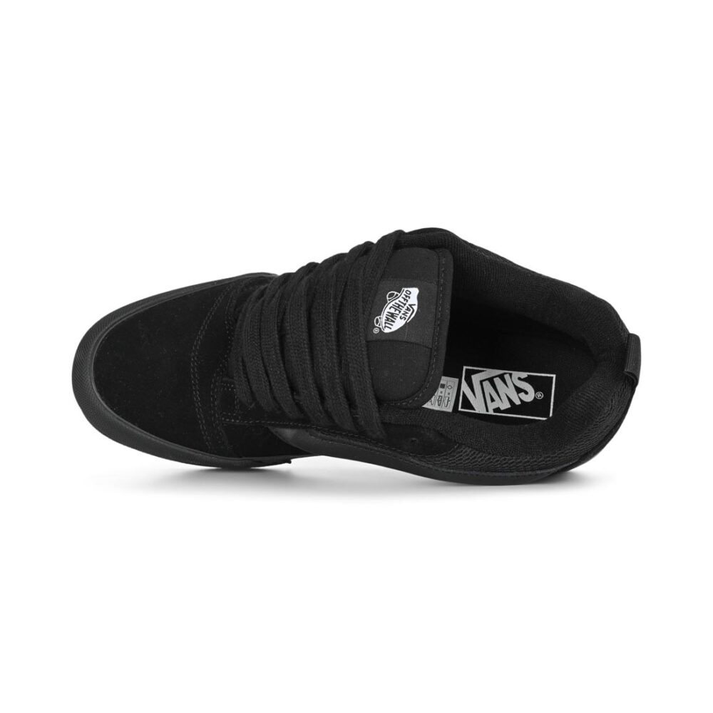 Vans Knu Skool Skate Shoes - Black/Black