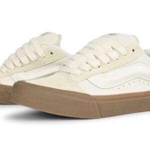 Vans Knu Skool Skate Shoes - Marshmallow/Light Gum