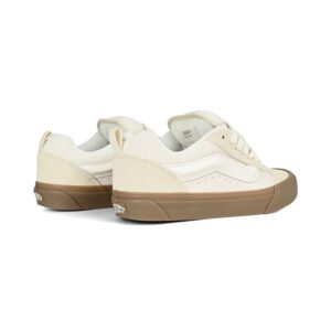 Vans Knu Skool Skate Shoes - Marshmallow/Light Gum