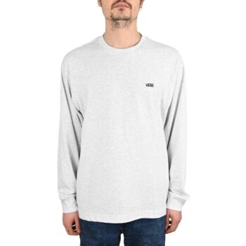 Vans Left Chest II Loose L/S T-Shirt - Light Grey Heather
