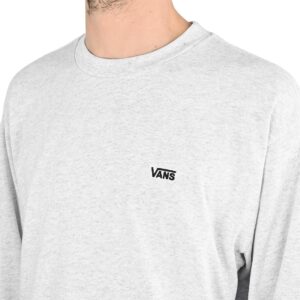 Vans Left Chest II Loose L/S T-Shirt - Light Grey Heather
