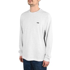 Vans Left Chest II Loose L/S T-Shirt - Light Grey Heather