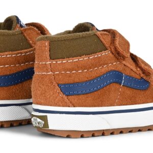 Vans MTE Sk8-Mid Reissue Velcro (Toddler) Skate Shoes - Glazed Ginger