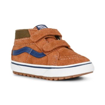 Vans MTE Sk8-Mid Reissue Velcro (Toddler) Skate Shoes - Glazed Ginger