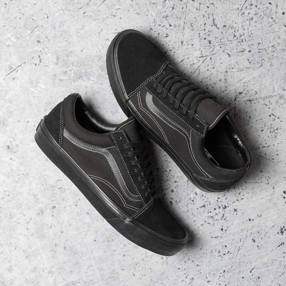 Vans Classic Old Skool Skate Shoes - Mono Pop Black/Black