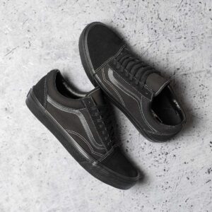Vans Classic Old Skool Skate Shoes - Mono Pop Black/Black