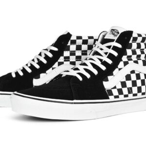 Vans Sk8-Hi Skate Shoes - Black/True White Checkerboard