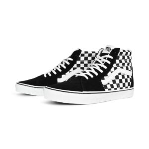 Vans Sk8-Hi Skate Shoes - Black/True White Checkerboard