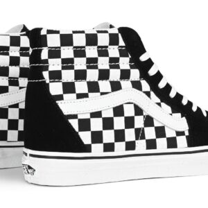 Vans Sk8-Hi Skate Shoes - Black/True White Checkerboard