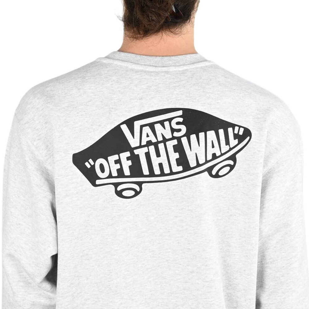 Vans Style 76 II Loose Crew Sweater - Light Grey Heather