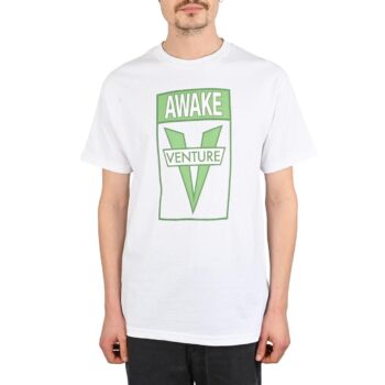 Venture Awake S/S T-Shirt - White/Green