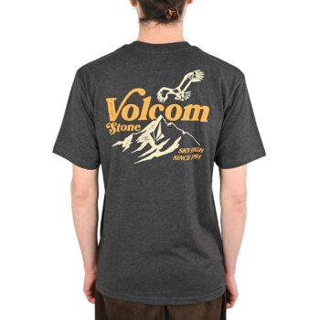 Volcom Back Country S/S T-Shirt - Heather Black