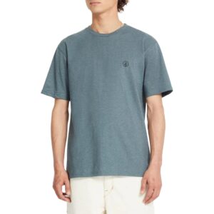 Volcom Circle Blanks S/S T-Shirt - Dark Slate