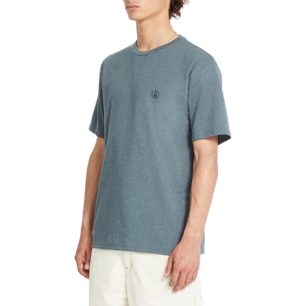 Volcom Circle Blanks S/S T-Shirt - Dark Slate