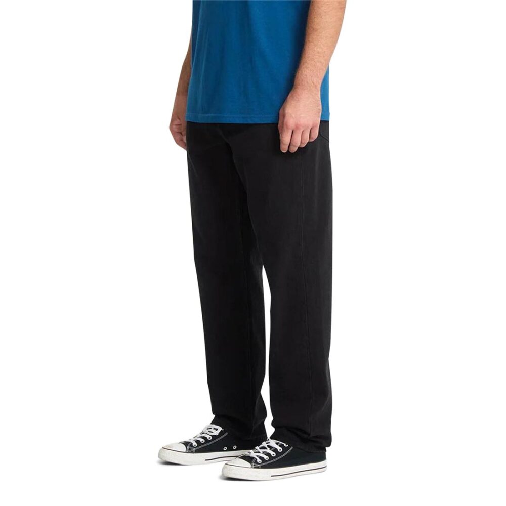 Volcom Fivedown Relaxed Tapered Fit Jeans - Black