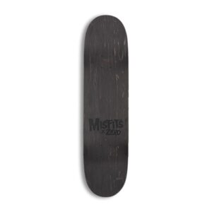 Zero x Misfits Fiend Skull 8.375" Skateboard Deck - Green