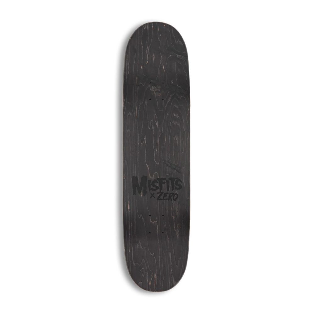 Zero x Misfits Fiend Skull 8.5" Skateboard Deck - Orange