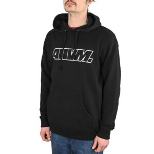411VM Outline Pullover Hoodie - Black