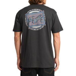 Billabong Crayon Wave S/S T-Shirt - Washed Black