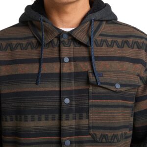 Billabong Furnace Bonded Flannel Shacket - Black
