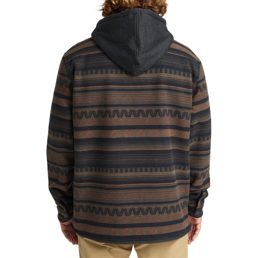 Billabong Furnace Bonded Flannel Shacket - Black