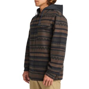 Billabong Furnace Bonded Flannel Shacket - Black