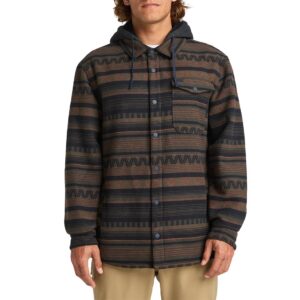 Billabong Furnace Bonded Flannel Shacket - Black
