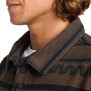 Billabong Furnace Bonded Flannel Shacket - Black