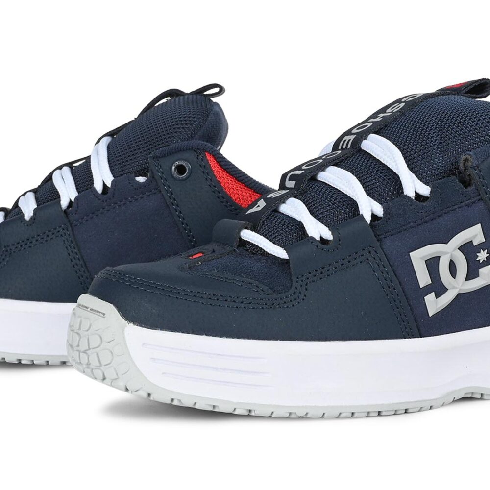 DC Lynx OG Skate Shoes - Navy/Red