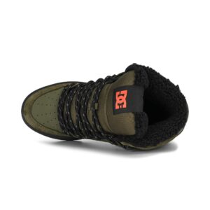 DC Pure High Top WC WNT Winterised Skate Shoes - Dusty Olive