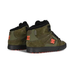 DC Pure High Top WC WNT Winterised Skate Shoes - Dusty Olive