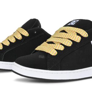 DC Women's Court Graffik Skate Shoes - Black/Multi/White